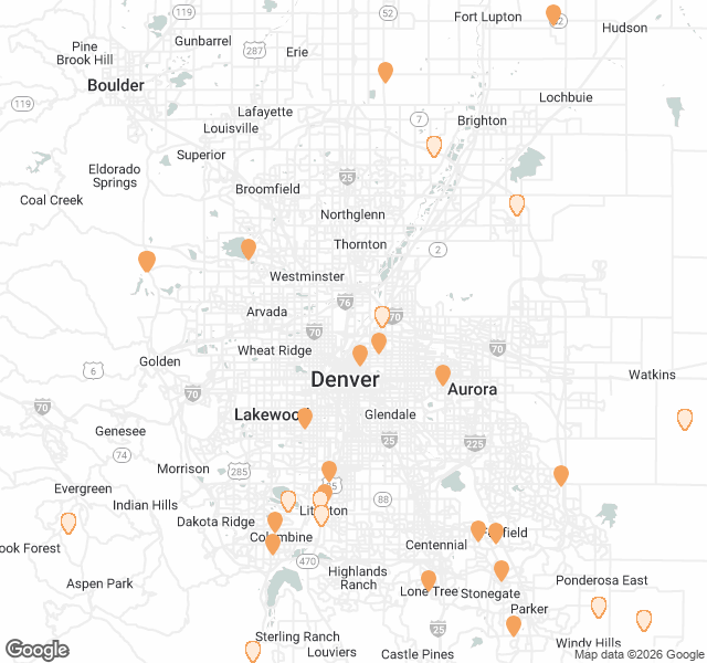 Fill Dirt Map of Denver