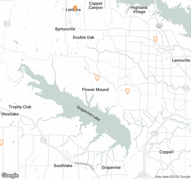 Fill Dirt Map of Flower Mound