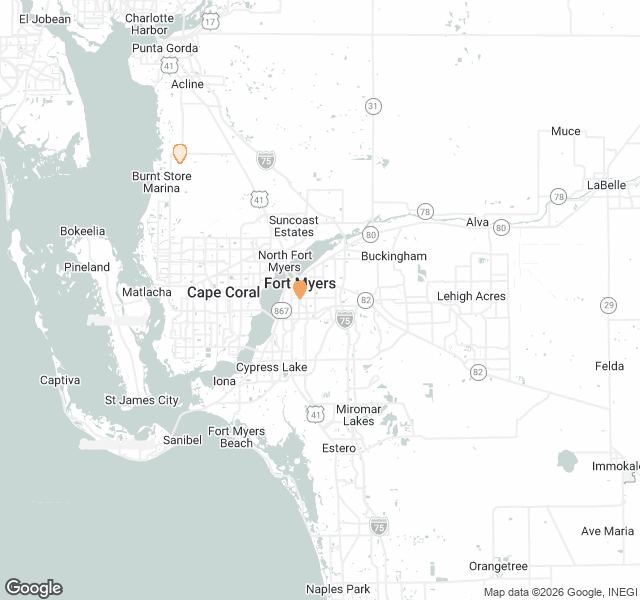 Fill Dirt Map of Fort Myers