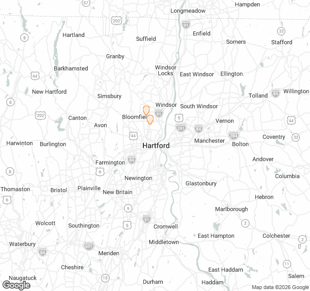 Fill Dirt Map of Hartford