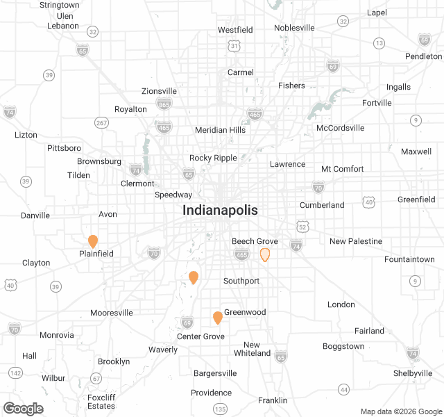 Fill Dirt Map of Indianapolis