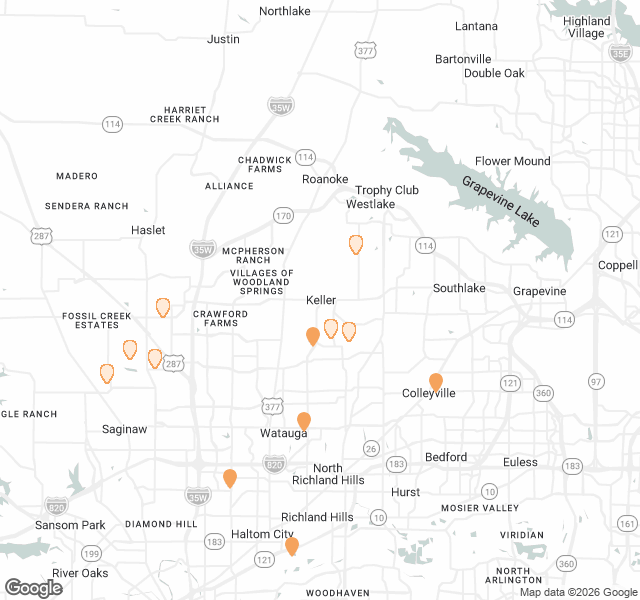 Fill Dirt Map of Keller