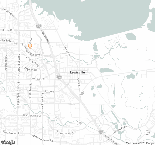 Fill Dirt Map of Lewisville