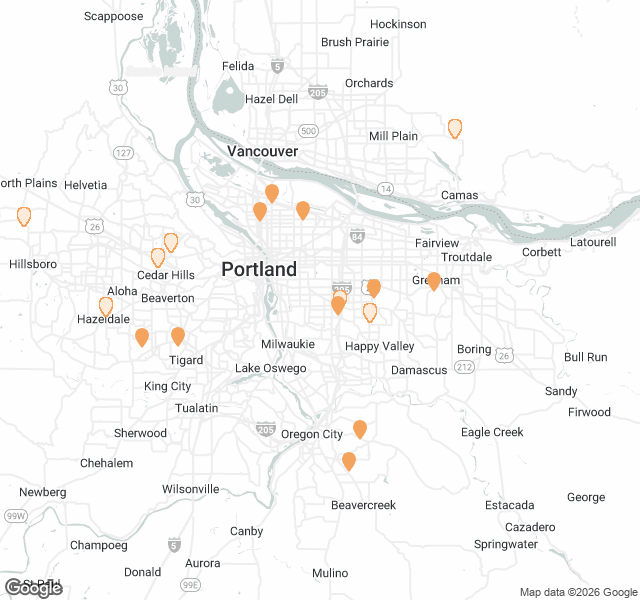 Fill Dirt Map of Portland