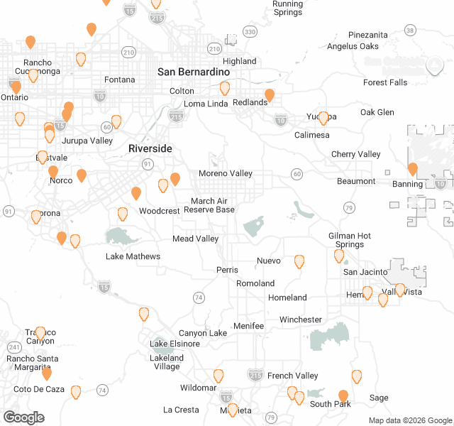 Fill Dirt Map of Riverside