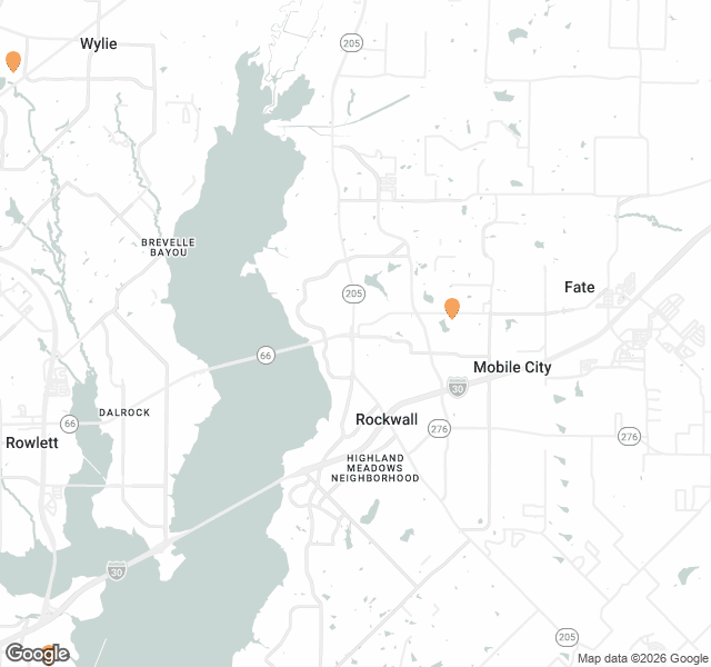 Fill Dirt Map of Rockwall