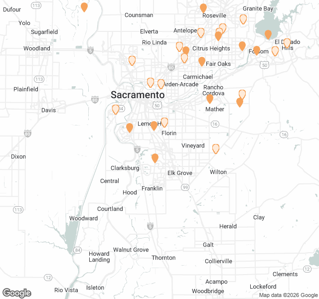 Fill Dirt Map of Sacramento