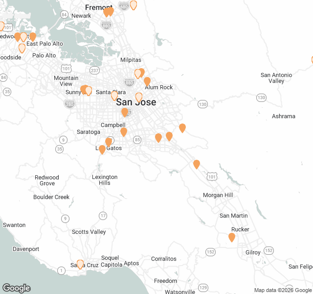 Fill Dirt Map of San Jose