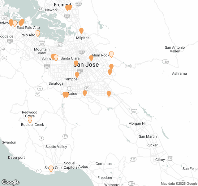 Fill Dirt Map of San Jose