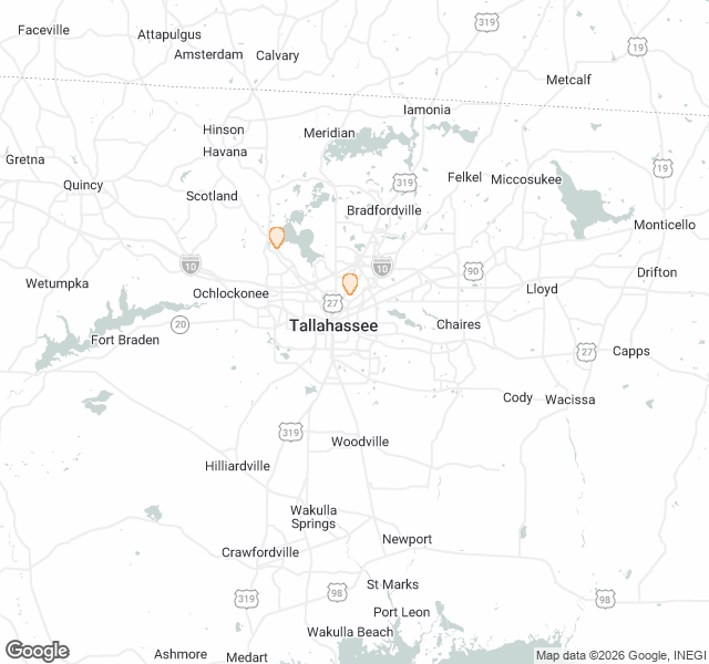 Fill Dirt Map of Tallahassee