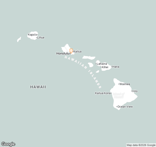 Fill Dirt Map of Hawaii