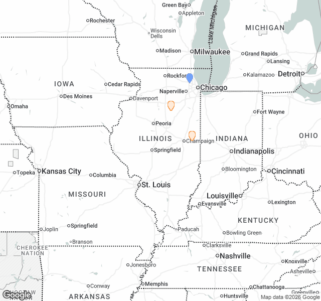 Fill Dirt Map of Illinois