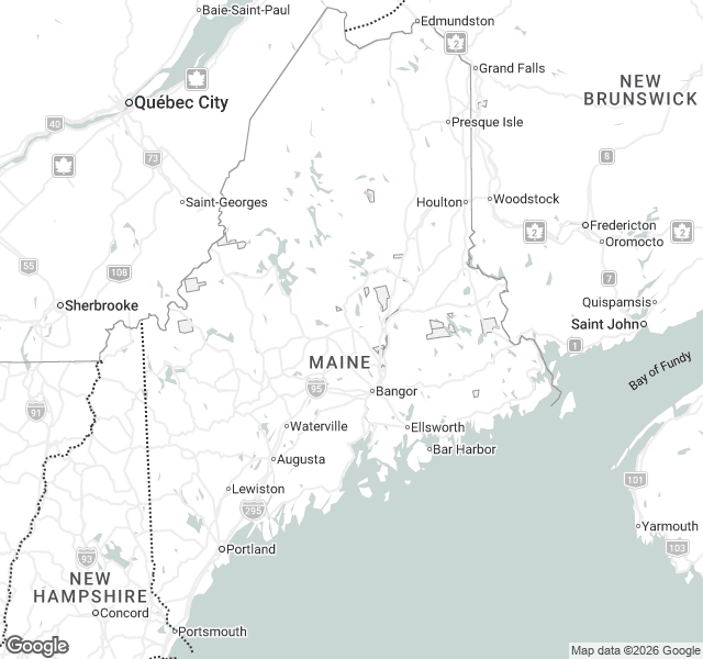 Fill Dirt Map of Maine