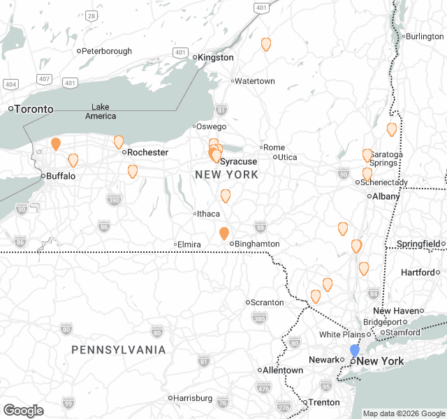 Fill Dirt Map of New York